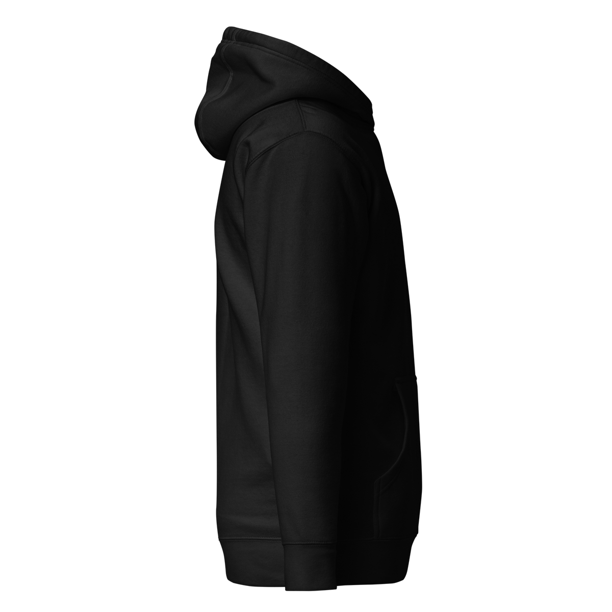 Babylon Street Co. “Thrift” Statement Hoodie — Black