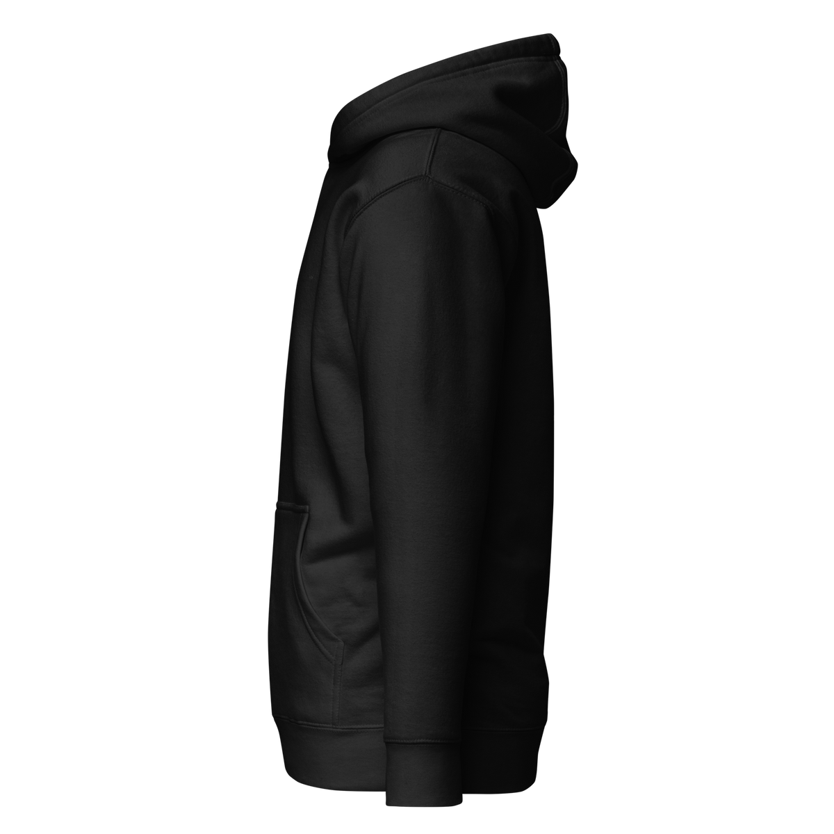 Babylon Street Co. “Thrift” Statement Hoodie — Black
